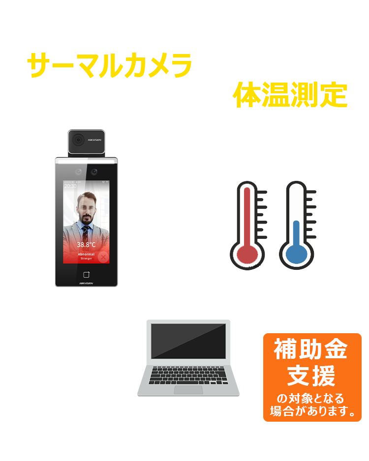 サーモグラフィーカメラ連携「顔認証AI」&「体温測定」さらにクラウド上でデータ自動取得・蓄積